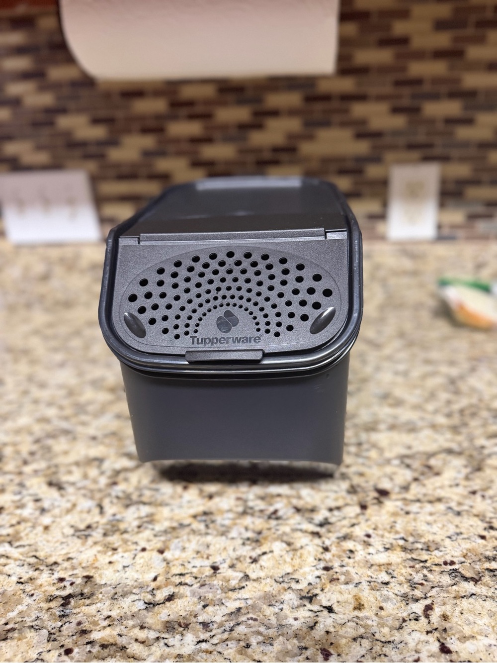 Tupperware Potato Onion Smart Stackable Storage Container keeper BLACK - Picture 2 of 3